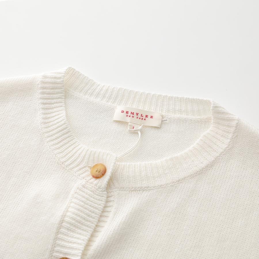 DEMYLEE アイボリー カーディガン S DEMYLEE ‟CHELSEA Cardigan” made to order 1.9(sat)-1.17(sun