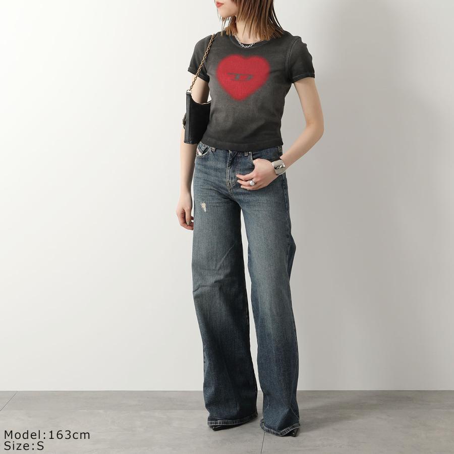 DIESEL ディーゼル Tシャツ T-ELE A12836 0SQAD レディース 半袖