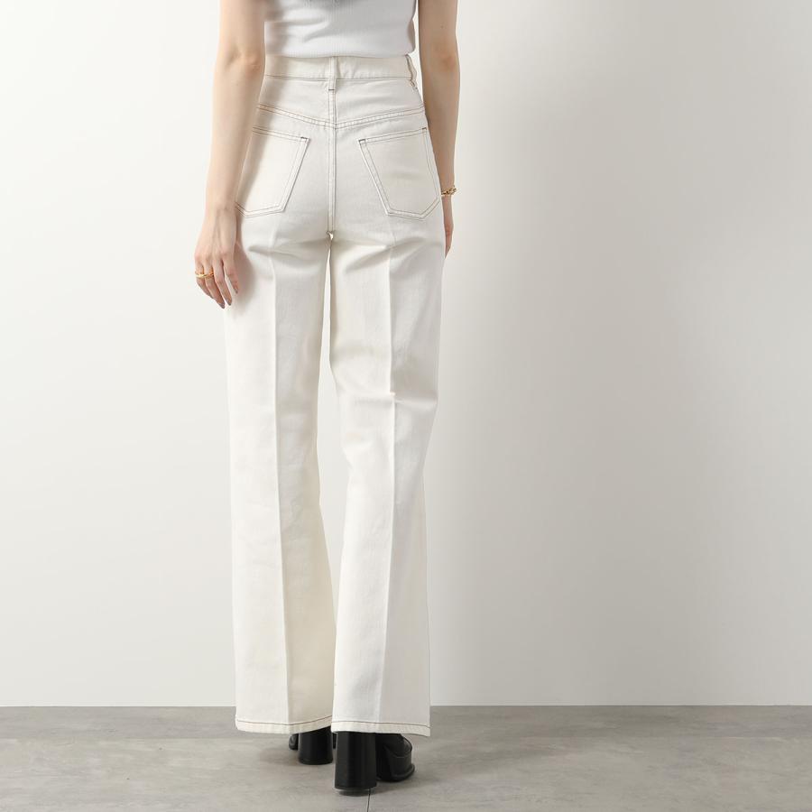 APC A.P.C. アーペーセー ジーンズ Natacha Ramsay-Levi jean clinteau COHBL F09208 レディース デニム ワイド ストレート コットン AAD/ECRUの画像