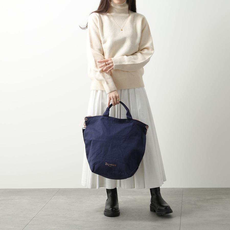 【訳あり】repetto レペット トートバッグ STEP ステップ B0377T レディース ショルダーバッグ ロゴ コットン×ポリエステル クロスボディ 鞄 410｜s-musee｜04