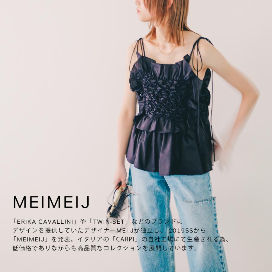MEIMEIJ メイメイジェイ ワイドパンツ M4EM02 レディース タックパンツ 