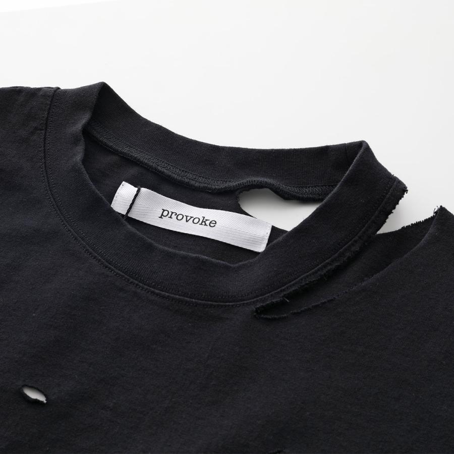 PROVOKE プロヴォーク Tシャツ damage Tshirt PV-010051 レディース
