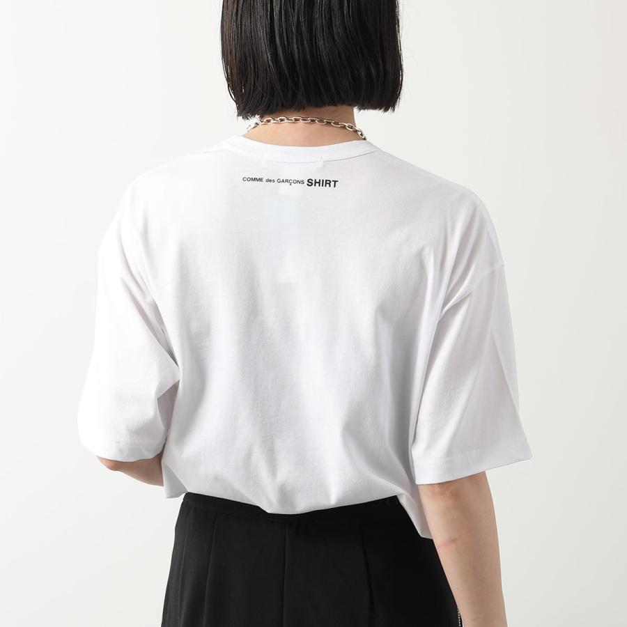 COMME des GARCONS SHIRT コムデギャルソン 半袖 Tシャツ FM T012 S24 メンズ クルーネック コットン ロゴT オーバーサイズ カラー2色｜s-musee｜12