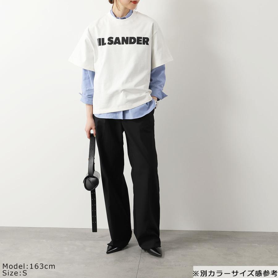 JIL SANDER ジルサンダー Tシャツ J02GC0001 J20215 レディース 半袖 カットソー ロゴT コットン クルーネック カラー2色｜s-musee｜12