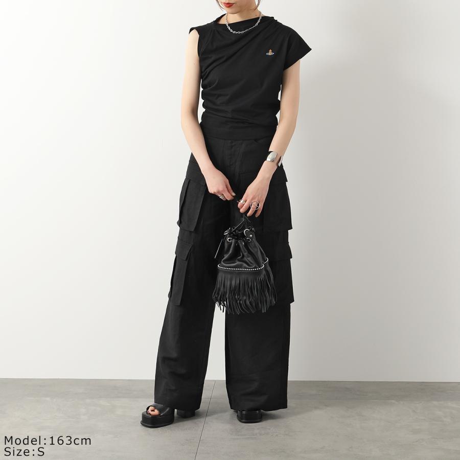 Vivienne Westwood ヴィヴィアンウエストウッド Tシャツ HEBO TOP 1504000A J001M レディース 半袖 カットソー オーブ刺繍 カラー2色の画像