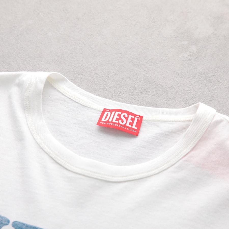 DIESEL ディーゼル Tシャツ T Just N9 A12355 0KKAK メンズ トップス ロゴ クルーネック レギュラーフィット カラー2色｜s-musee｜10