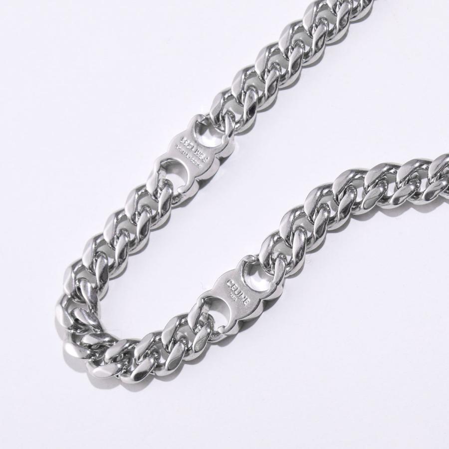 CELINE セリーヌ ネックレス Small Gourmette Necklace CELINE セリーヌ ネックレス Small Gourmette Necklace