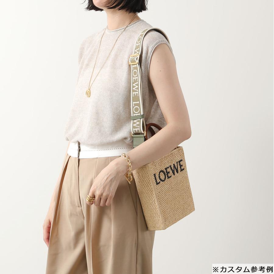 LOEWE ロエベ ショルダーベルト ANAGRAM STRAP アナグラム C073T87X17 レディース ジャカードロゴ バッグストラップ ベルト単品 4364/GREEN/AV｜s-musee｜04