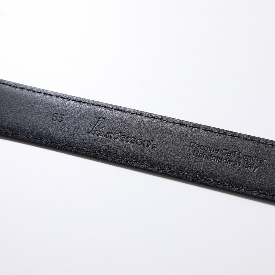 Anderson's アンダーソンズ ベルト A0014 PL01 AF2760 11 メンズ ドレスベルト カーフレザー バックル 30mm 5ホール カラー2色｜s-musee｜12