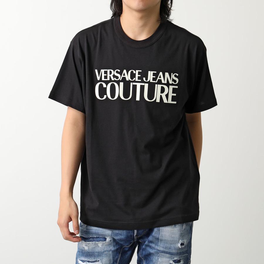 ヴェルサーチェジーンズ クチュール ロゴ入りシャツ ポケット 白