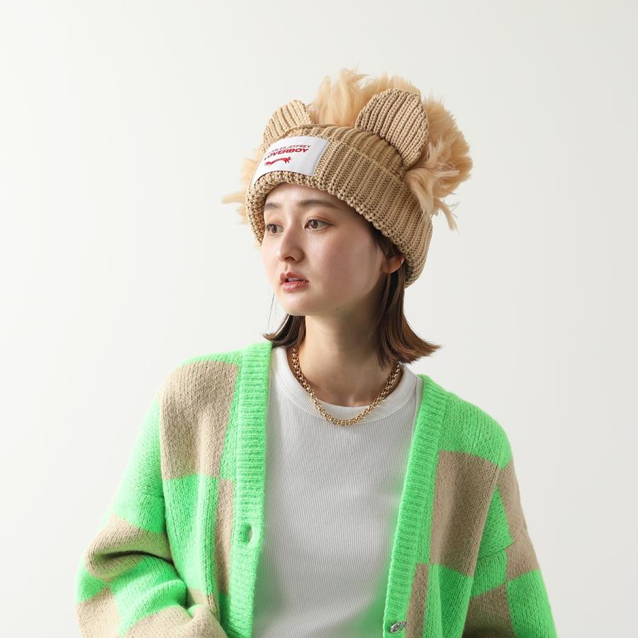 CHARLES JEFFREY LOVERBOY ニット帽 アイボリー CHARLES JEFFREY LOVERBOY チャールズジェフリーラバーボーイ