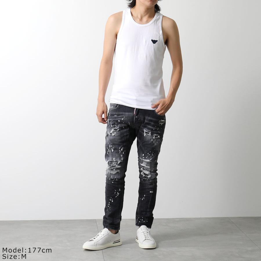 EMPORIO ARMANI シースルー　ノースリーブ EMPORIO ARMANI エンポリオアルマーニ ノースリーブ Tシャツ メンズ