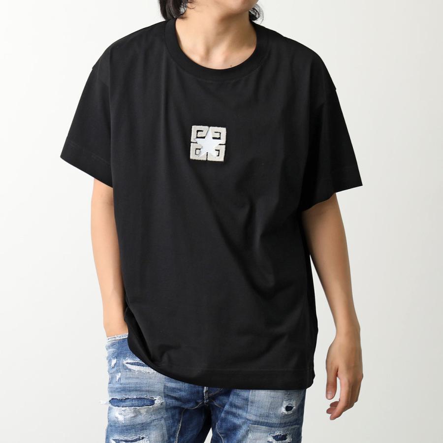 GIVENCHY（ジバンシィ）のオーバーサイズ黒ロゴTシャツ Givenchy リバース オーバーサイズ Tシャツ 通販 - FARFETCH