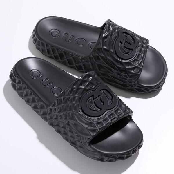 GUCCI グッチ スライドサンダル 770801 J8710 メンズ インター 