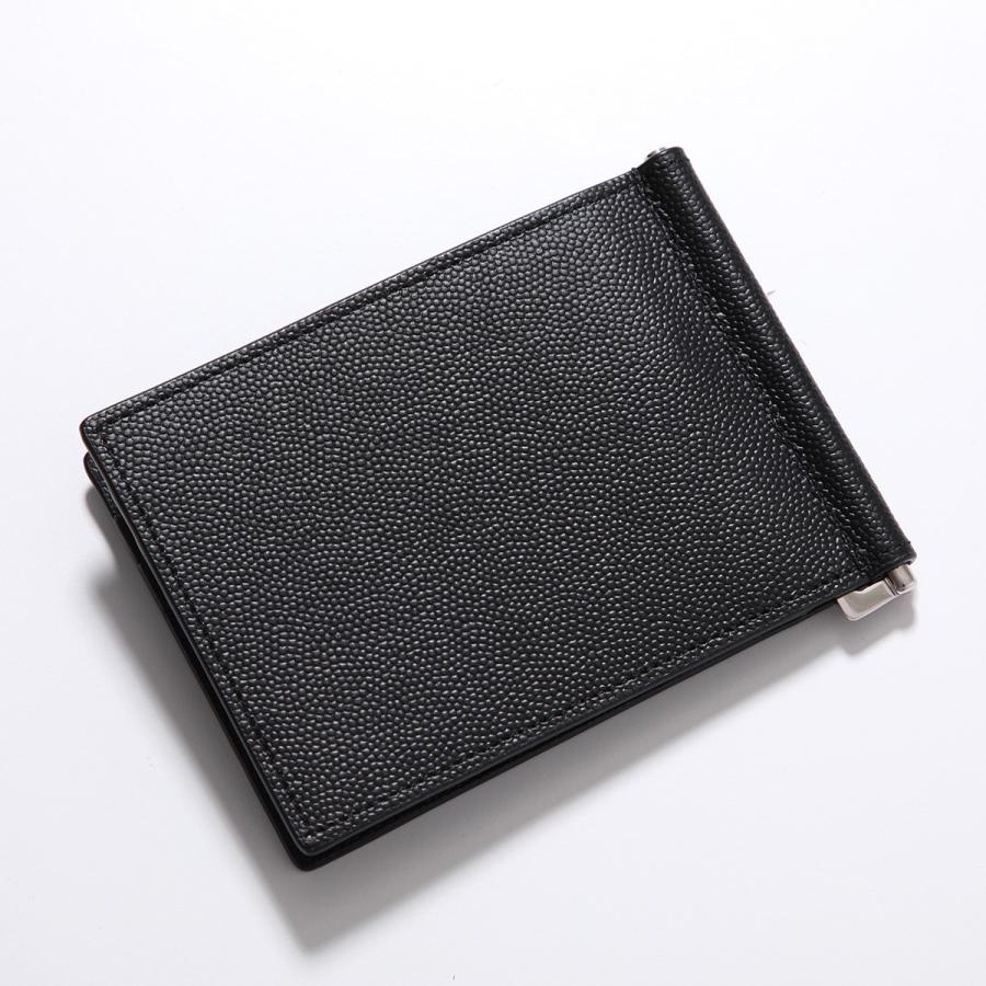 ✨未使用品✨サンローラン　マネークリップ　レザー　キャビアスキン　378005 ✨未使用品✨サンローラン マネークリップ レザー キャビアスキン