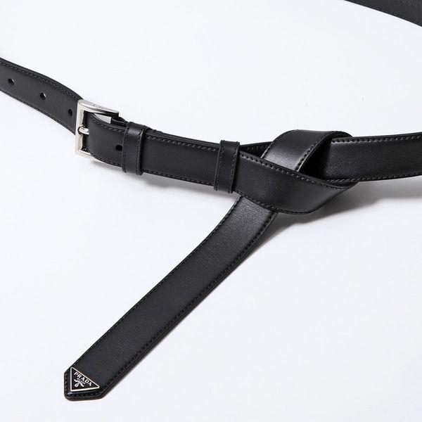 PRADA（プラダ） ベルト 1CC543 8NQ メンズ レザー トライアングルロゴ