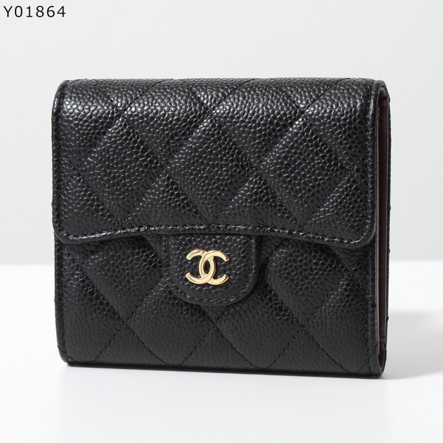 CHANEL シャネル 二つ折り財布 AP0231 Y01588 C3906 MATELASSE  