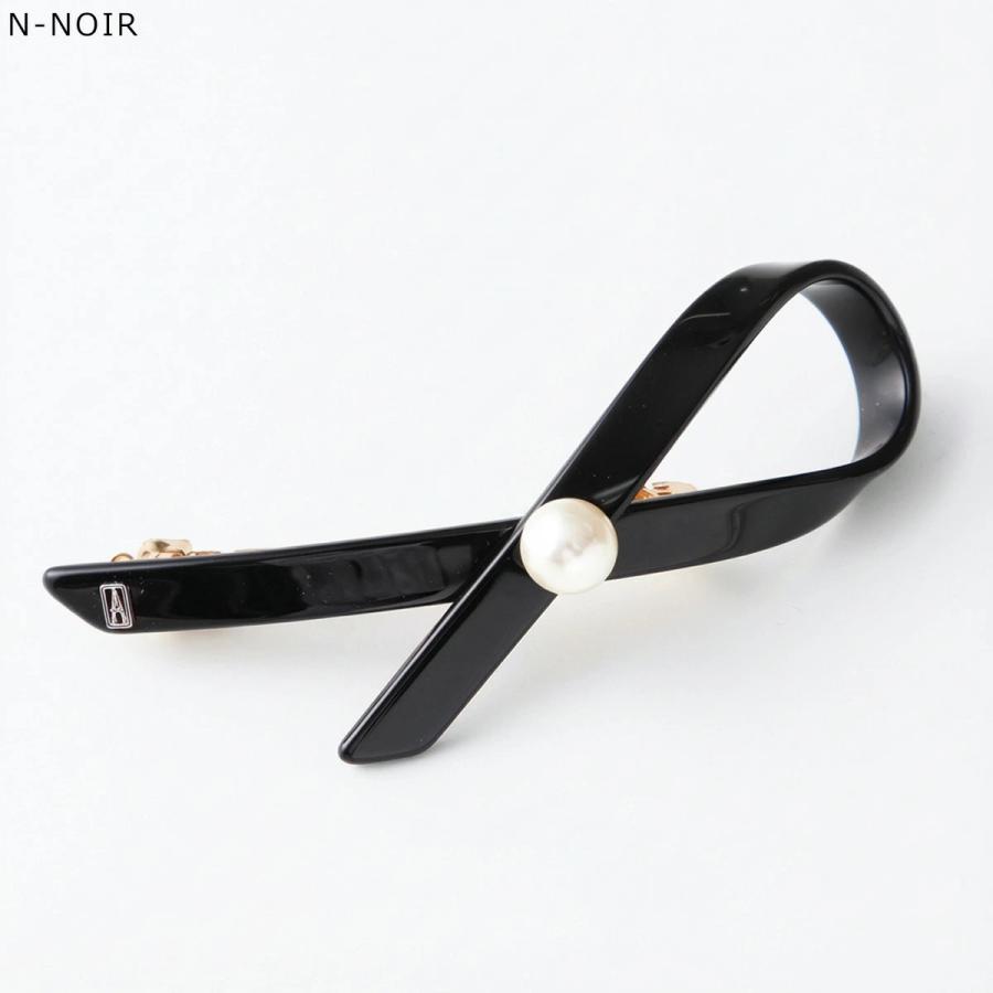 ALEXANDRE DE PARIS アレクサンドル ドゥ パリ バレッタ AA7-17641-05 レディース リボン パール ヘアアクセサリーの画像