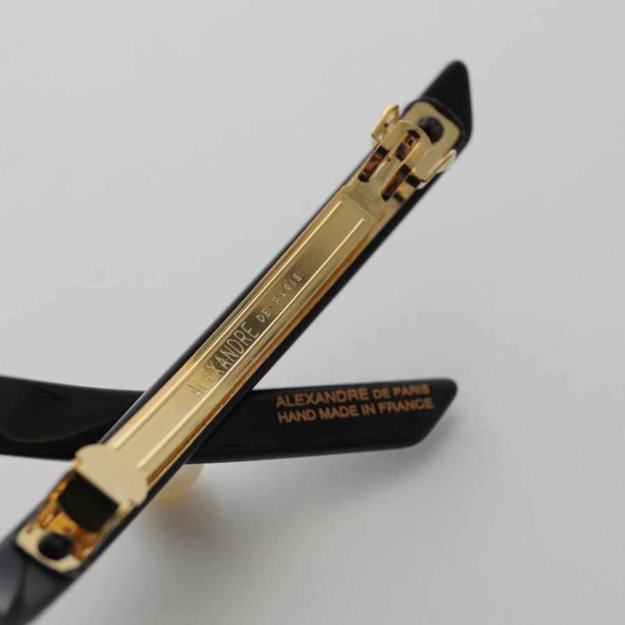 ALEXANDRE DE PARIS アレクサンドル ドゥ パリ バレッタ AA7-17641-05 レディース リボン パール ヘアアクセサリーの画像