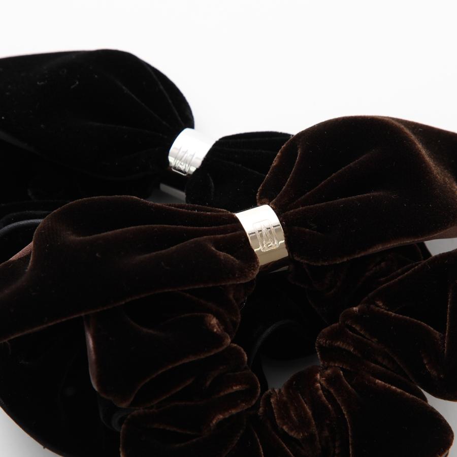 新品未使用 アレクサンドルドゥパリ ベロア 黒 ベルベット シルク シュシュ シュシュ｜ALEXANDRE DE PARIS（アレクサンドル ドゥ パリ）