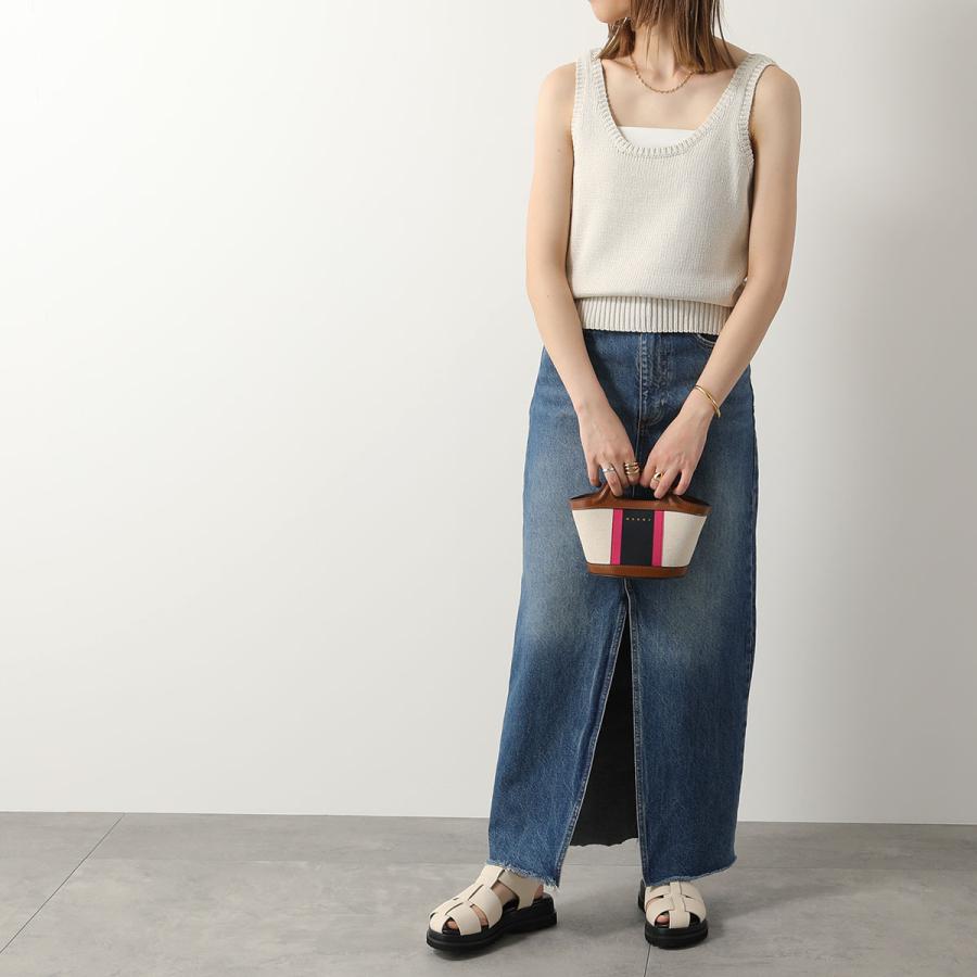 Marni Micro マイクロ Tropicalia デニムトップハンドルバッグ