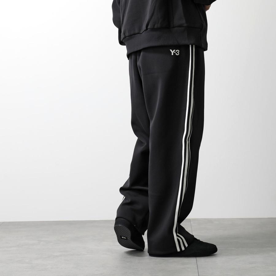 Y-3 ワイスリー トラックパンツ 3S STR TRACK PT 3ストライプス ストレート IZ3120 レディース ジャージ ロゴ BLACK/OWHITE｜s-musee｜06