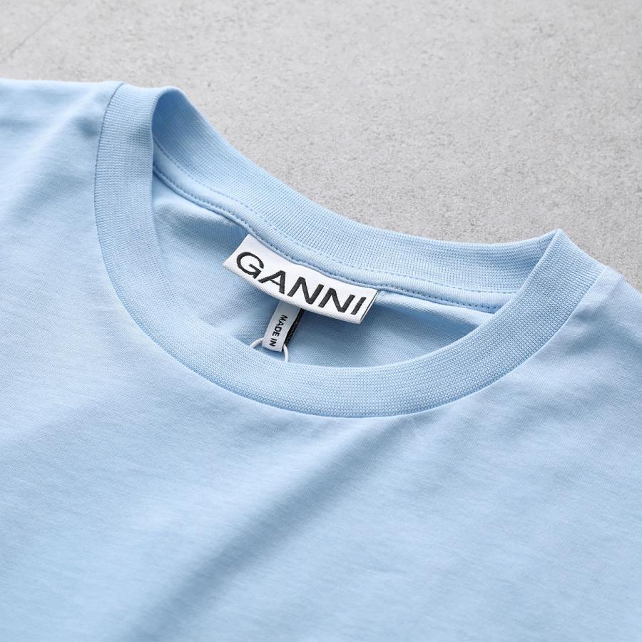 GANNI（ガニー） 半袖 Tシャツ Thin Jersey Loveclub Relaxed T-shirt
