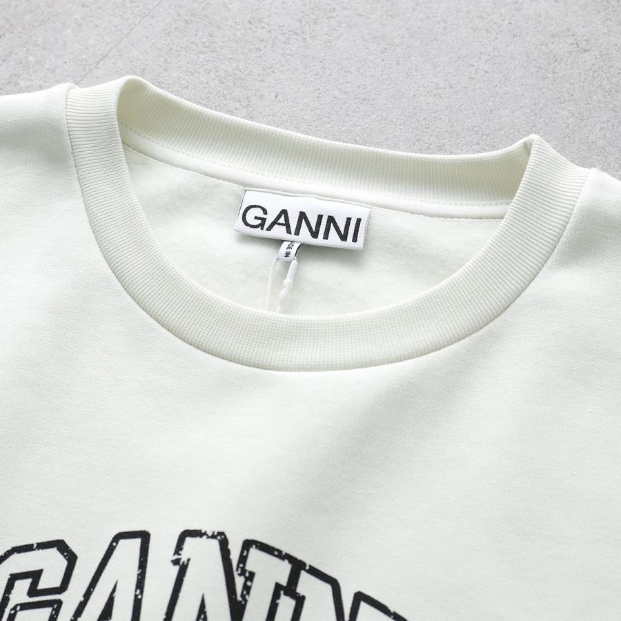 GANNI ガニー スウェットシャツ ISOLI OVERSIZED SWEATSHIRT GANNI ガニー スウェットシャツ ISOLI OVERSIZED SWEATSHIRT