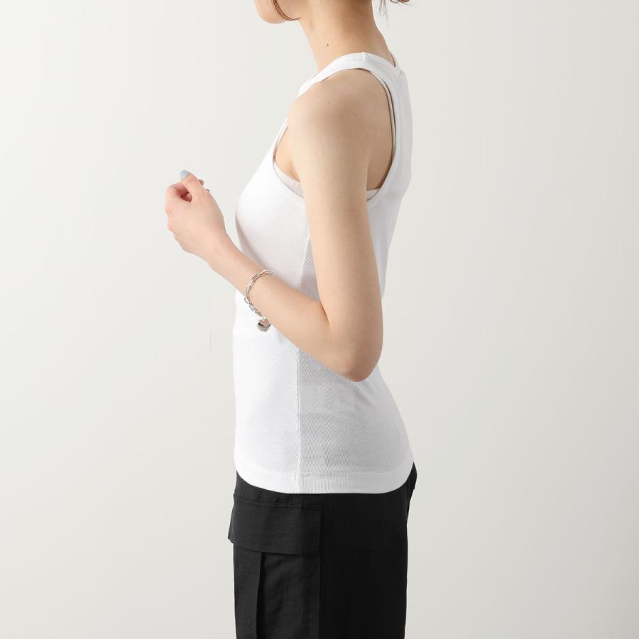 GANNI タンクトップ GANNI ガニー タンクトップ SOFT COTTON RIB TANK TOP T3897