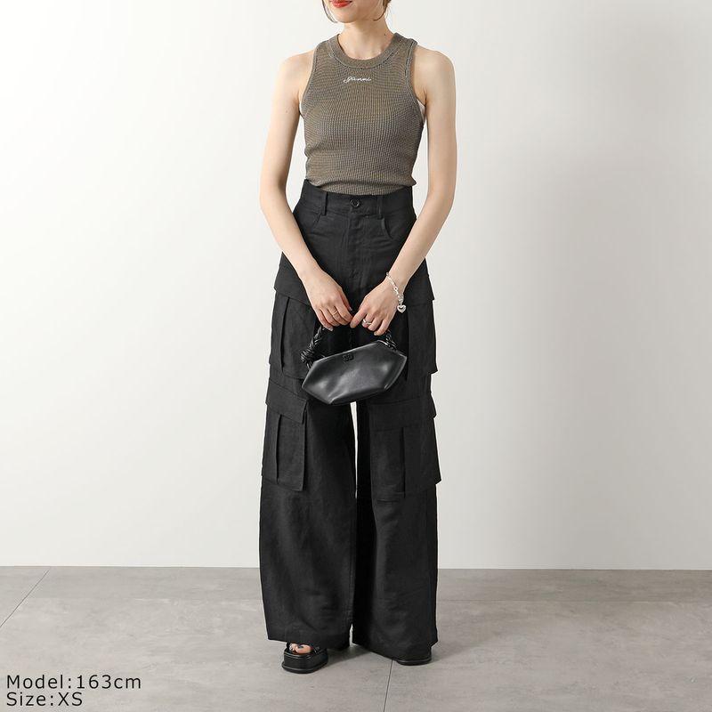 GANNI（ガニー） タンクトップ Melange Knit Sleeveless Top K2195