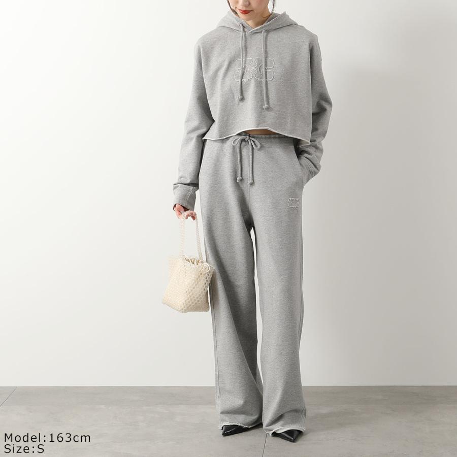 GANNI（ガニー） スウェットパンツ Light Isoli Wide Leg pants T3564