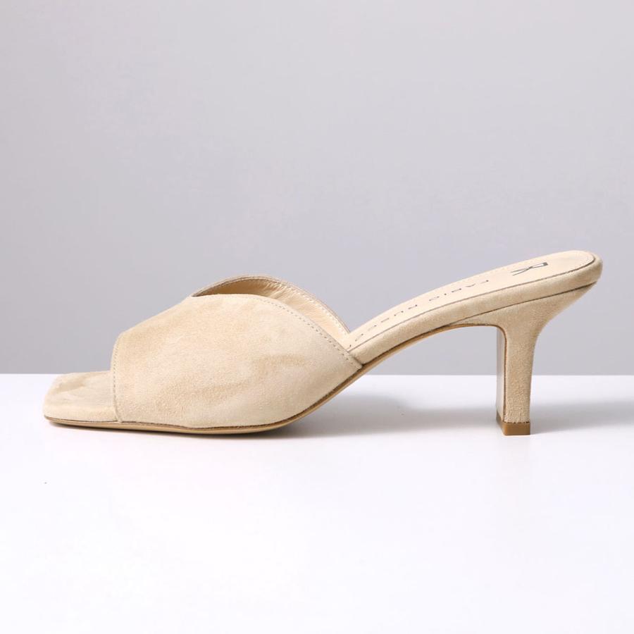 【美品】ファビオルスコーニ　クリア ミュールサンダル　ベージュ　24.5~25㎝ FABIO RUSCONI（ファビオルスコーニ） 【39のみ】FABIO RUSCONI