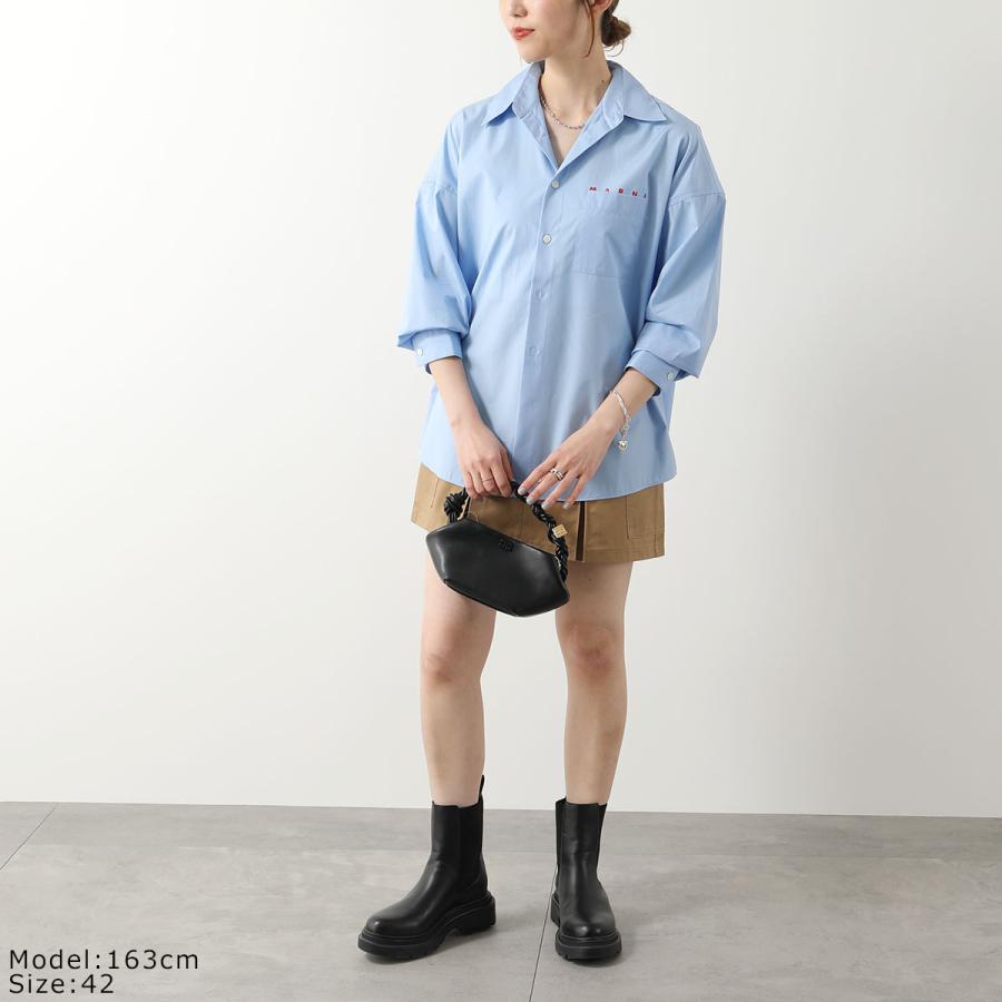 MARNI スタンドカラー2way ブラウス