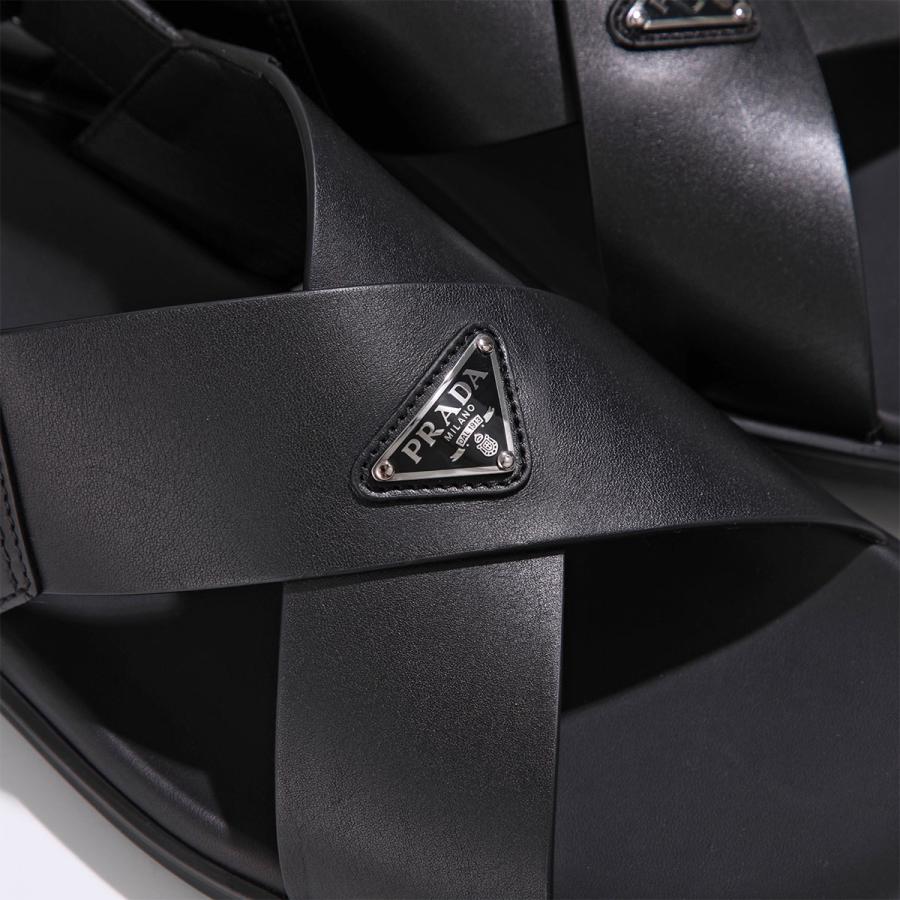 PRADA プラダ クリスクロスサンダル 2X3121 3LEM メンズ レザー PRADA プラダ クリスクロスサンダル 2X3121 3LEM メンズ レザー