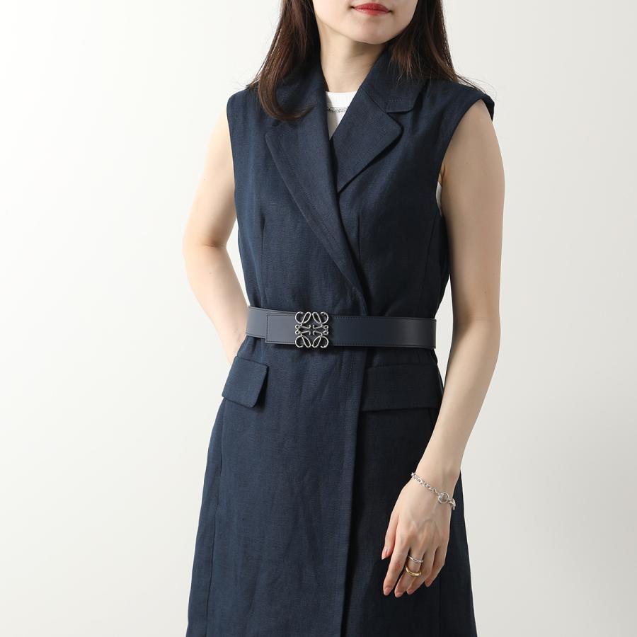 LOEWE ロエベ アナグラム ベルト ネイビー LOEWE（ロエベ） ベルト ANAGRAM BELT 515.01.010 E619238X12