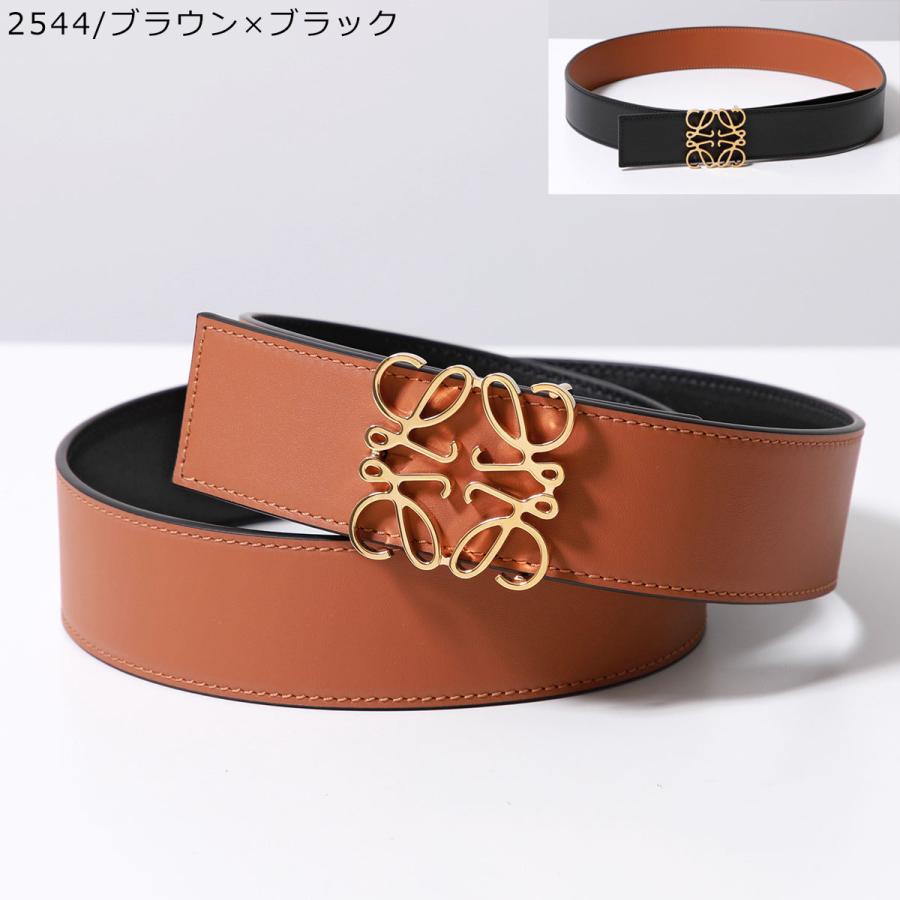 LOEWE ロエベ ベルト ANAGRAM BELT 515.01.010 E619238X12 レディース アナグラム リバーシブル レザー バックル カラー6色｜s-musee｜10