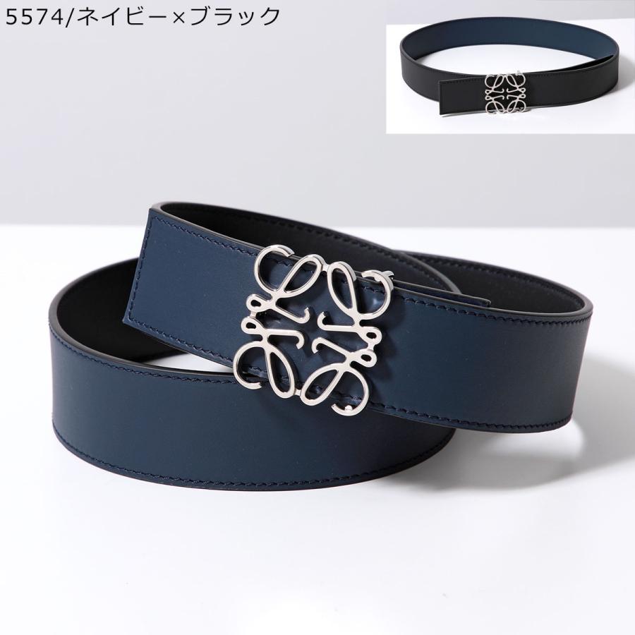 LOEWE ロエベ ベルト ANAGRAM BELT 515.01.010 E619238X12 レディース アナグラム リバーシブル レザー バックル カラー6色｜s-musee｜16