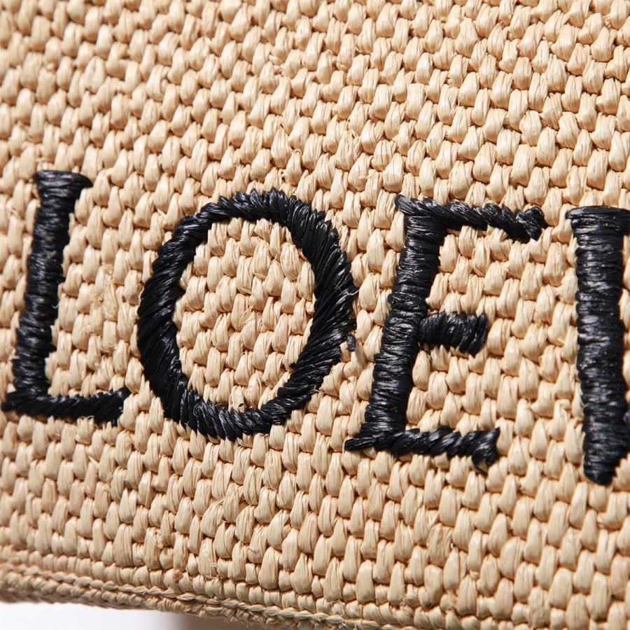 LOEWE（ロエベ） かごバッグ A685B61X05 レディース ラフィア ロゴ