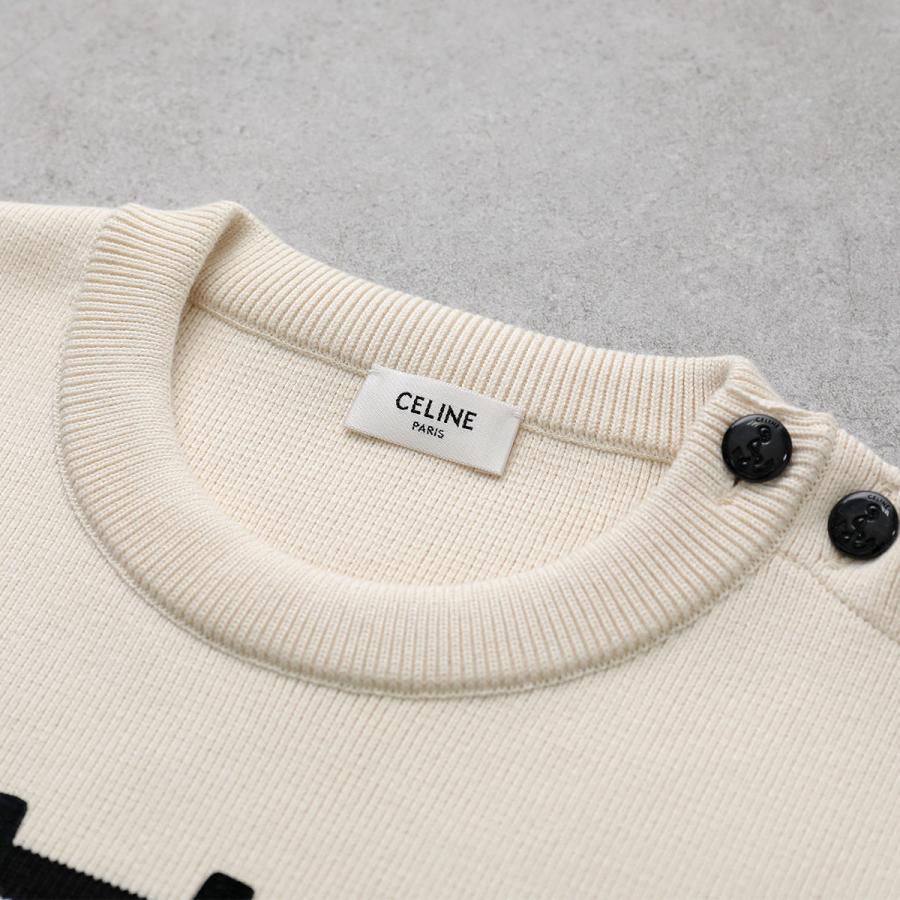 CELINE セリーヌ ニット 2ADDU012W.01OB レディース クルー CELINE セリーヌ ニット 2ADDU012W.01OB レディース クルー