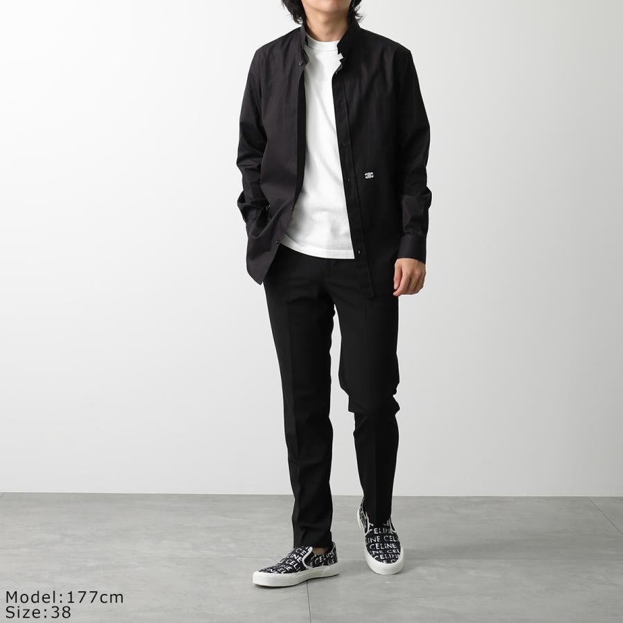 関税・送料込 CELINE トリオンフ インバーテッドカラー シャツ CELINE セリーヌ シャツ 2C58B091F.38NO メンズ インバーテッド