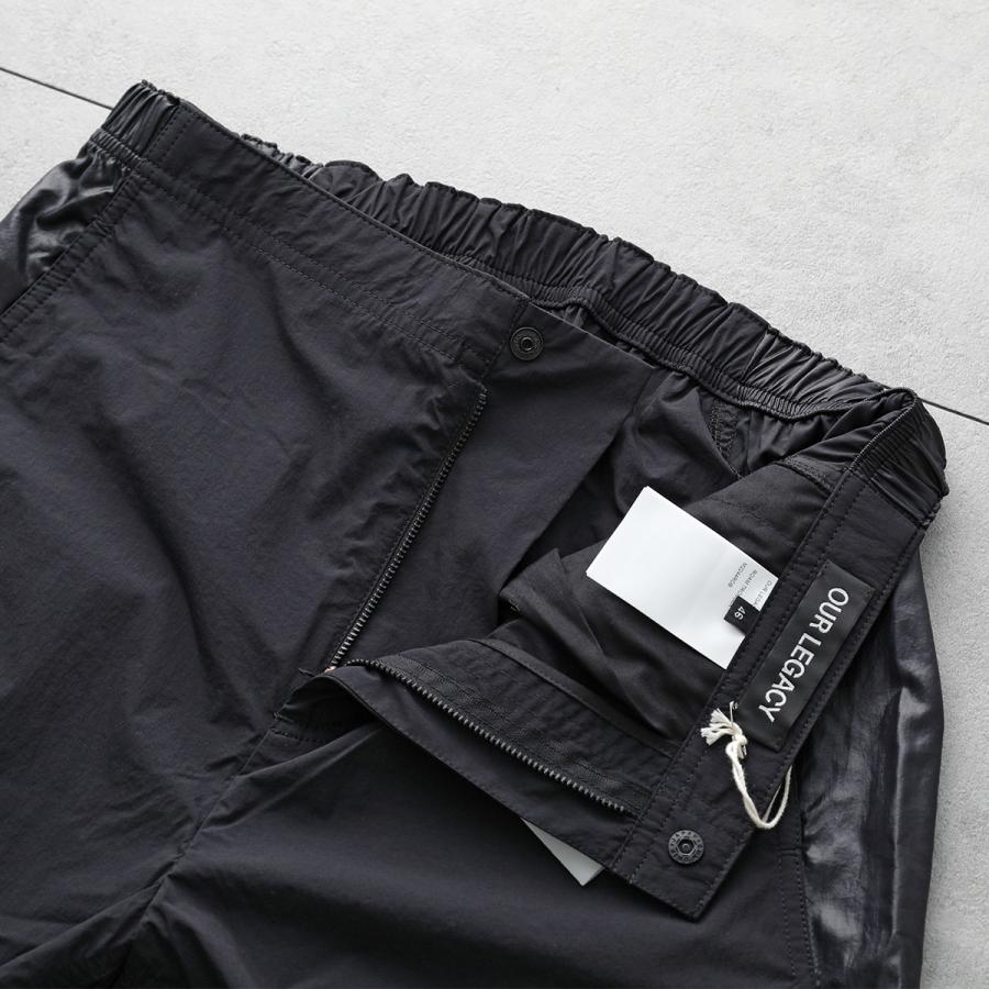 OUR LEGACY アワーレガシー トラウザーズパンツ ROAM TROUSER M2244RDB メンズ ナイロン ストレート DEEP-BLACK-RUFF-NYLON｜s-musee｜08