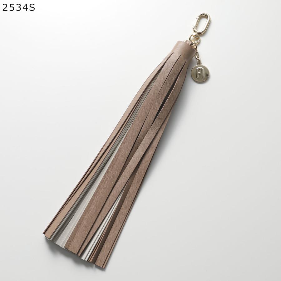 Furla フルラ チャーム FRINGE フリンジ WR00630 BX2797 レディース レザー メタル アーチ ロゴ バッグチャーム