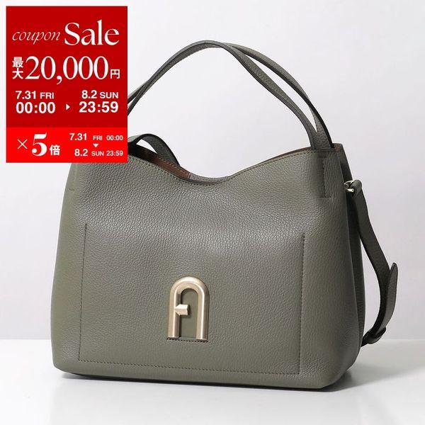 美品 現行 フルラ ハンドバッグ プリムラ アーチロゴ ベージュ FURLA（フルラ） ハンドバッグ PRIMULA プリムラ S WB00507 HSF000