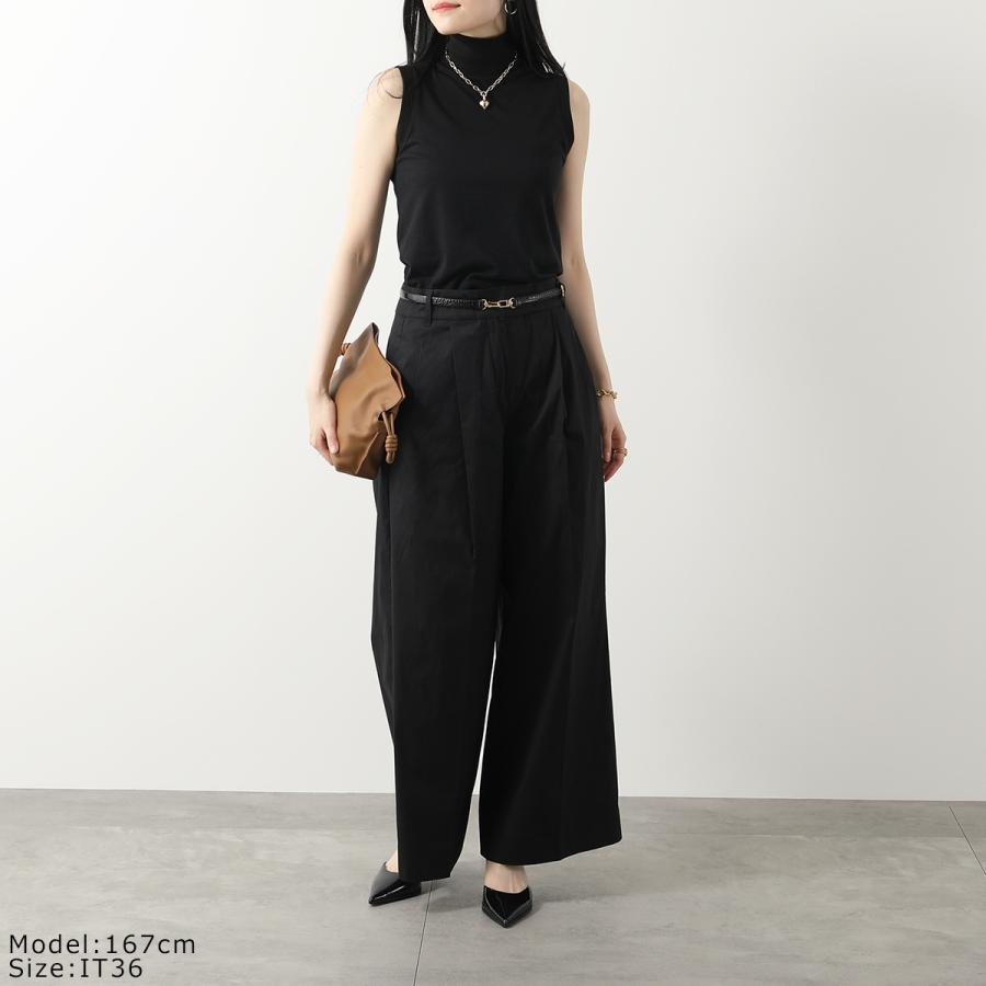 S MAX MARA エス マックスマーラ ワイドパンツ CASSIA レディース ストレッチ コットンブレンド 011｜s-musee｜03