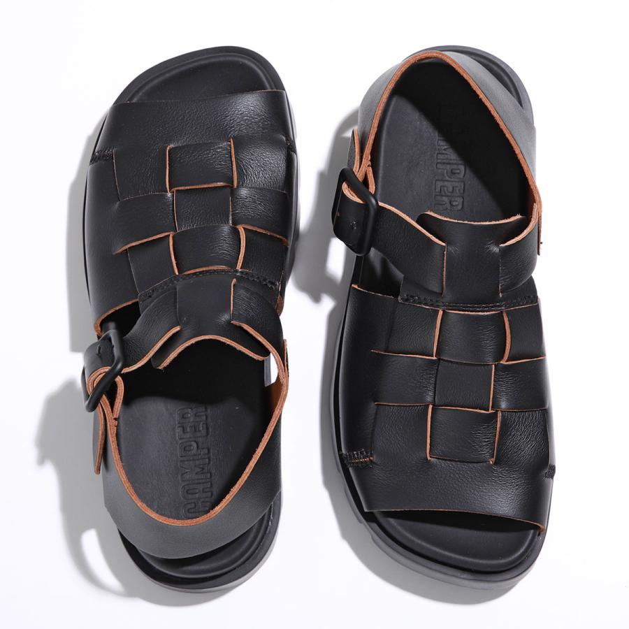 CAMPER カンペール グルカサンダル Brutus Sandal ブルートゥス K100778-006 メンズ レザー 軽量 EXTRALIGHT シューズ 靴 Black｜s-musee｜07