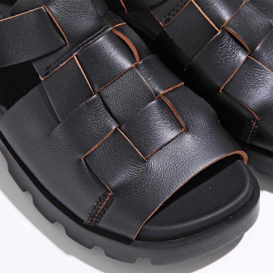 CAMPER カンペール グルカサンダル Brutus Sandal ブルートゥス K100778-006 メンズ レザー 軽量 EXTRALIGHT シューズ 靴 Black｜s-musee｜09