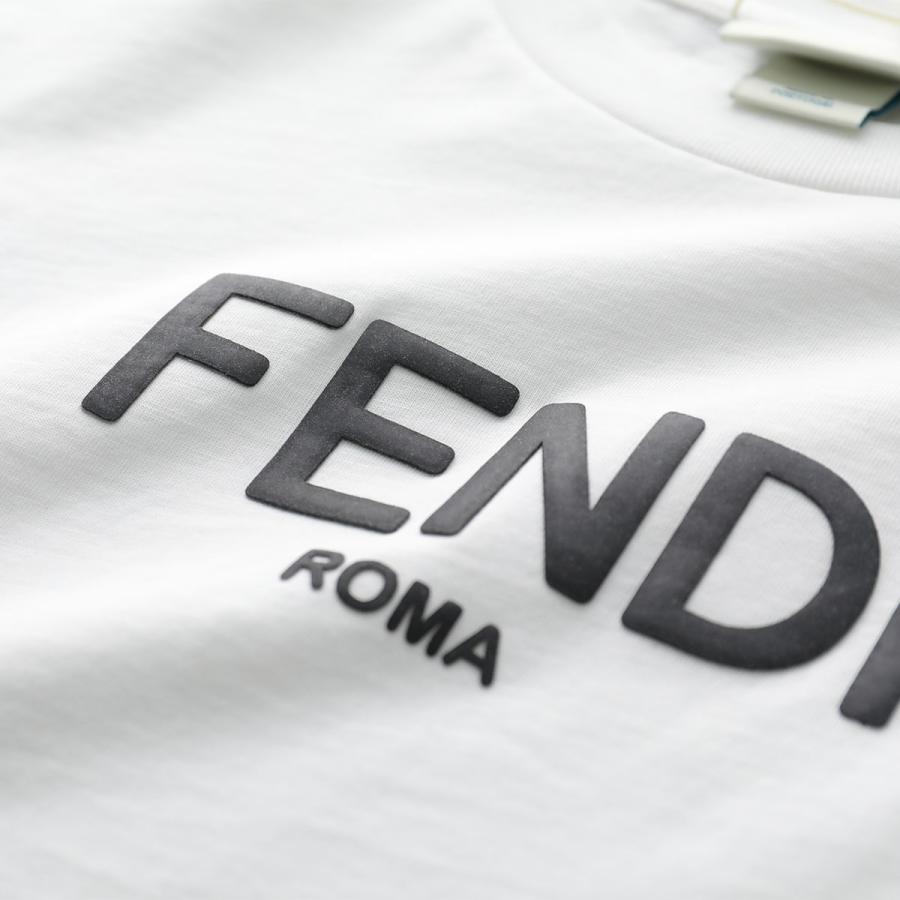 FENDI KIDS フェンディ キッズ Tシャツ JUI154 7AJ レディース ガールズ 長袖 ロゴT ロンT クルーネック コットン カラー2色｜s-musee｜11