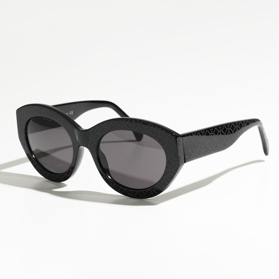 ALAIA アライア サングラス AA0024S レディース オーバル型 ロゴ カラーレンズ 眼鏡 メガネ アイウェア 002/BLACK-BLACK-GREY｜s-musee｜07