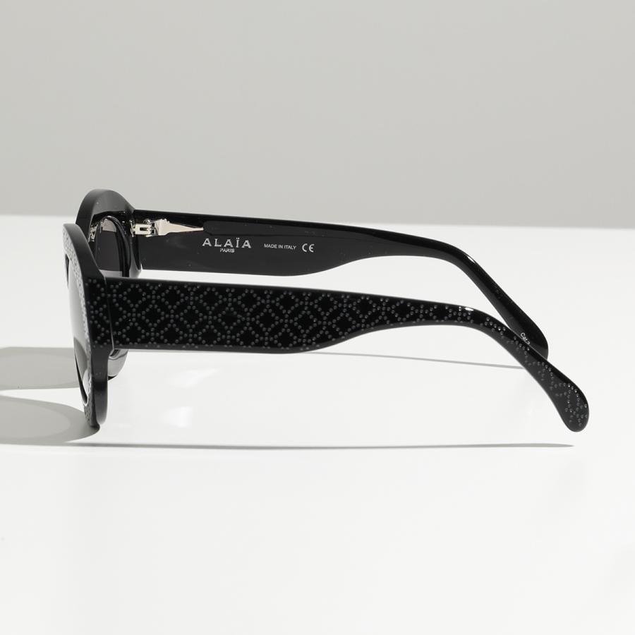 ALAIA アライア サングラス AA0024S レディース オーバル型 ロゴ カラーレンズ 眼鏡 メガネ アイウェア 002/BLACK-BLACK-GREY｜s-musee｜08