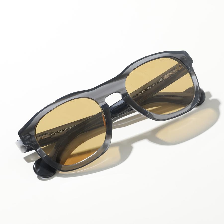 MONCLER モンクレール サングラス ML0093 レディース ウェリントン型 カラーレンズ ロゴ メガネ 眼鏡 アイウェア 92J｜s-musee｜07